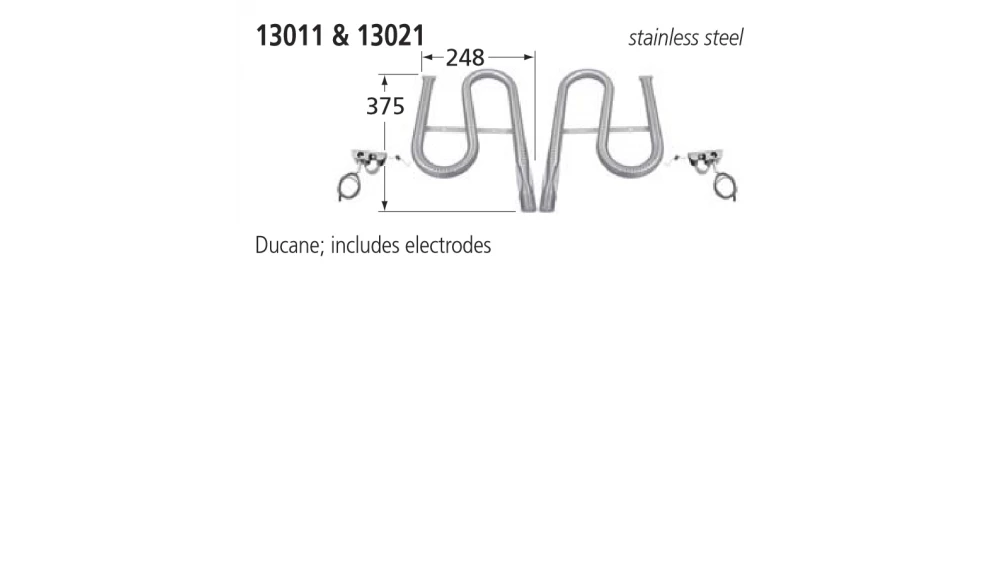 13021 BBQ Right Burner - Ducane 1 13021 BBQ Right Burner - Ducane
