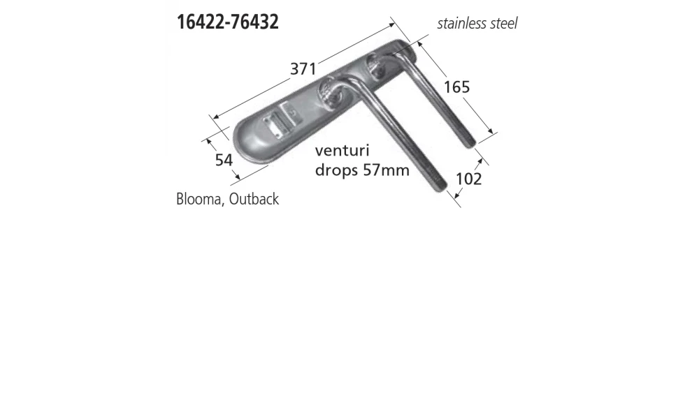 16422-76432 BBQ Burner - Blooma 1 16422-76432 BBQ Burner - Blooma