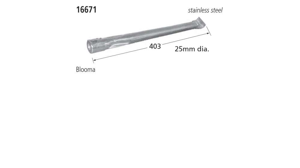 16671 BBQ Burner - Blooma 1 16671 BBQ Burner - Blooma