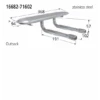 16682-71602 BBQ Burner - Outback
