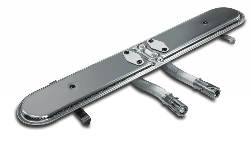 BBQ Grill Pro 19' Twin Stainless Steel Bar Burner With 2 Flexible 7.5'/10.5' Venturis 1 BBQ Grill Pro 19' Twin Stainless Steel Bar Burner With 2 Flexible 7.5'/10.5' Venturis