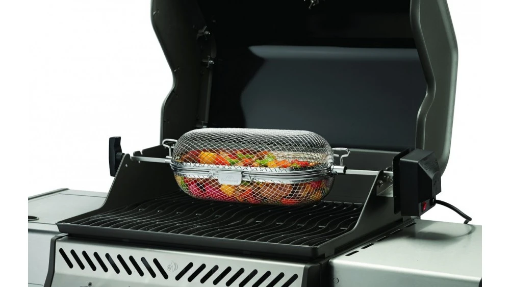 Napoleon Stainless Steel Rotisserie Basket 64000 1 Napoleon Stainless Steel Rotisserie Basket 64000