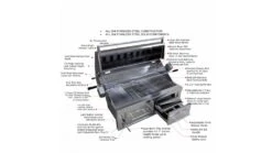 Sunstone 42" Gas Hybrid Dual Zone Built In BBQ -Cadac Shop EMCHDZ42 9 1000x563 1