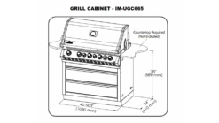 Napoleon Oasis 100 - Prestige PRO 665 - Kitchen BBQ - Free Rotisserie And Cover -Cadac Shop IM UGC66520grill20cabinet 1000x563 2