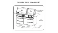 Napoleon Oasis 400 - PRO825 - Island Gas BBQ - Free Rotisserie -Cadac Shop IM UGC8252082520UNDER20GRILL20CABINET 1000x563 1