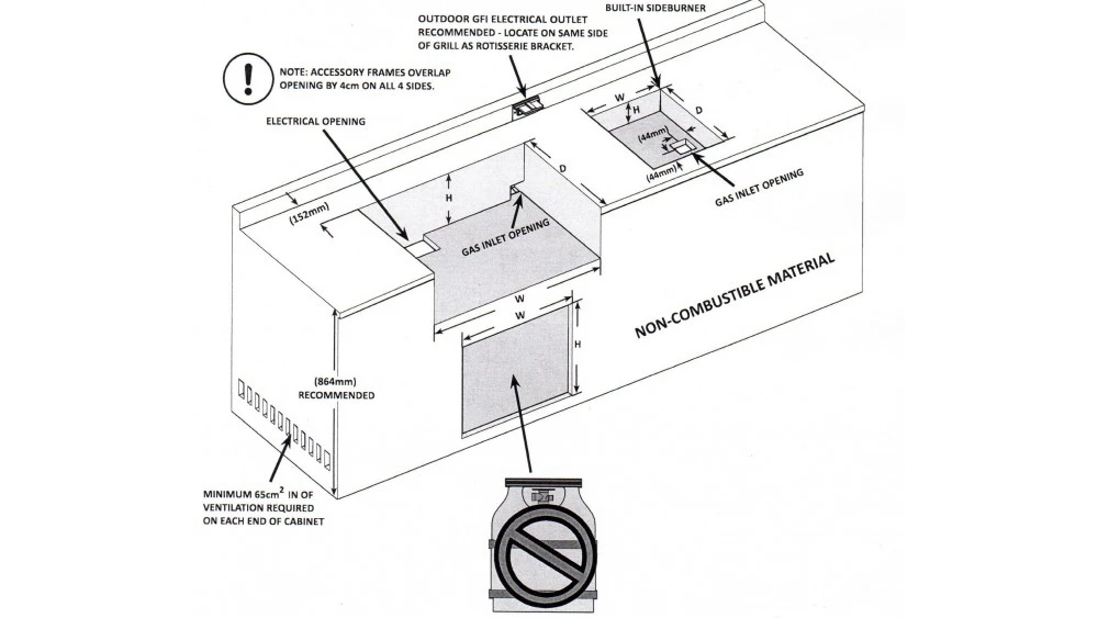 Napoleon BILEX485RBPSS-1-CE Built In Gas BBQ 3 Napoleon BILEX485RBPSS-1-CE Built In Gas BBQ - Image 3