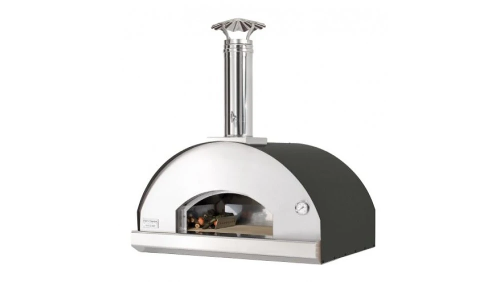 Fontana - Mangiafuoco Built In Wood Pizza Oven - Anthracite 1 Fontana - Mangiafuoco Built In Wood Pizza Oven - Anthracite