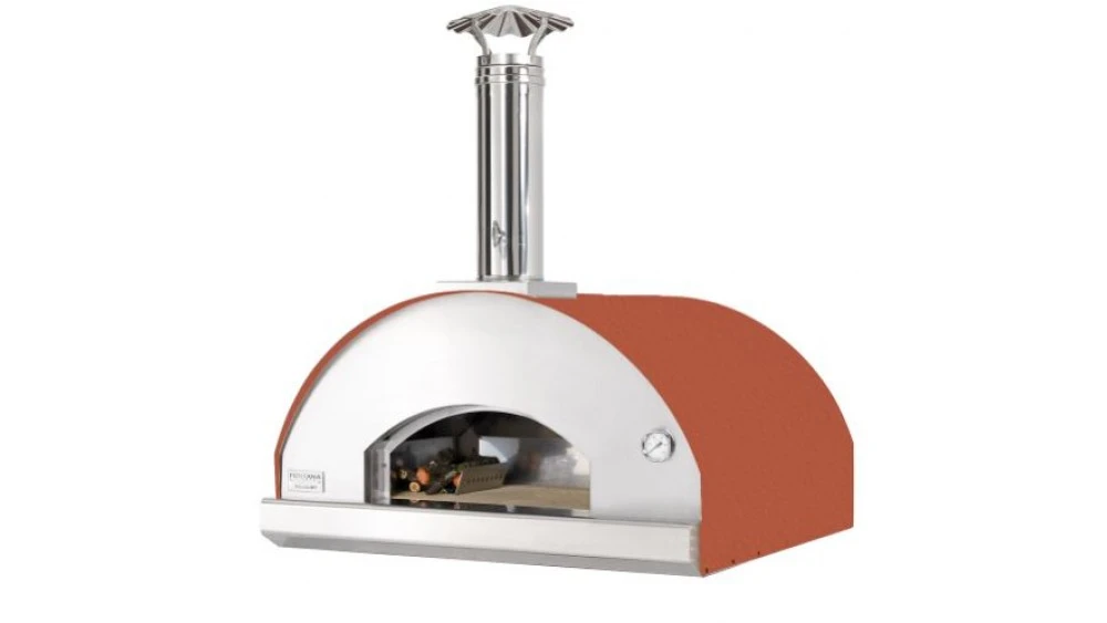Fontana - Marinara Built In Wood Pizza Oven - Rosso 1 Fontana - Marinara Built In Wood Pizza Oven - Rosso