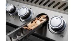 Napoleon Prestige BIPRO825RBIPSS-3-GB-3 Built In Gas BBQ - Free Rotisserie And Cover 27 Napoleon Prestige BIPRO825RBIPSS-3-GB-3 Built In Gas BBQ - Free Rotisserie And Cover -Cadac Shop pro665 pro825 details wood chip smoker napoleon grills close up 1000x563 1
