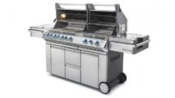 Napoleon Prestige PRO825RSBIPSS-3-GB Gas BBQ - Free Rotisserie And Cover -Cadac Shop pro825 angle open lights napoleon grills 1000x563 1