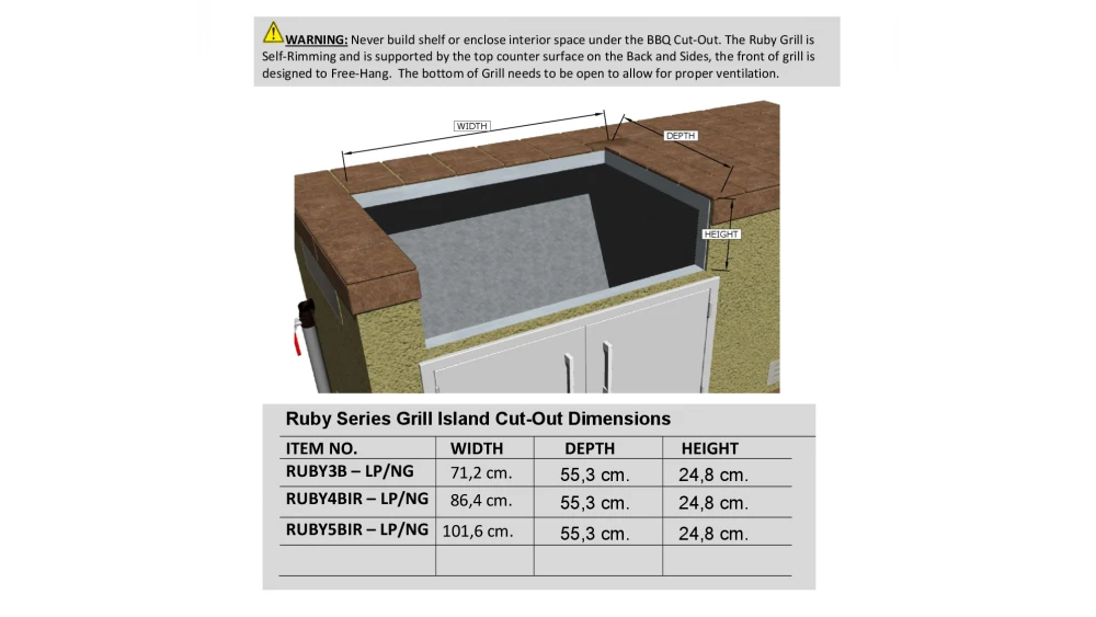 Sunstone Ruby Series 4 Burner Built In Gas BBQ 10 Sunstone Ruby Series 4 Burner Built In Gas BBQ - Image 10