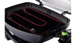 Napoleon TravelQ PRO285 Electric BBQ -Cadac Shop travel q e open turned on 1000x563 1